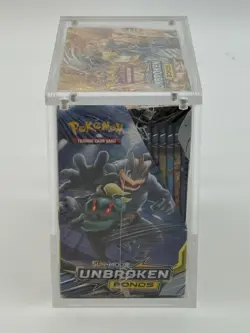 Pokemon TCG Sun & Moon Unbroken Bonds Booster Box w/Acrylic Case - Image 2