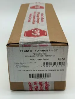 Pokemon TCG Mega Evolutions Booster 6-Box Case SEALED - Image 1