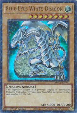 Yu-Gi-Oh Card - HAC1-EN001 - BLUE-EYES WHITE DRAGON (parallel holo) - NM/Mint - Image 1