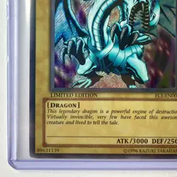 Blue Eyes White Dragon 🐉 FL1-EN001 Limited Edition Secret Rare ✨Yu-Gi-Oh! (LP) - Image 4