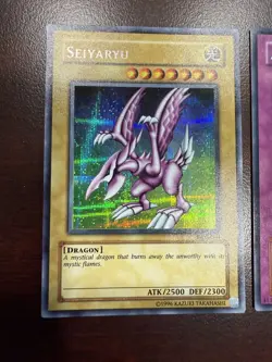 Dark Duel Stories Seiyaryu, Acid Trap Hole, and Salamandra Set Yu-Gi-Oh! LP - Image 4