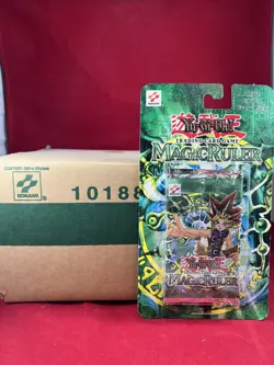Yugioh Magic Ruler 20 Blister Pack Inner Case Sealed 2002 Unlimited Spell Ruler - Image 1