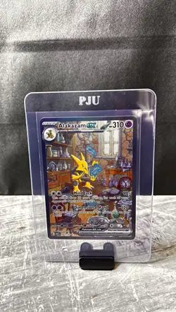Pokemon Alakazam EX TCG Scarlet Violet-151 Holo Full Art Card 201/165 - Image 1