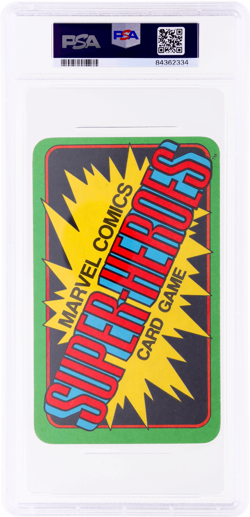 1978 Marvel Comics Super-Heroes Falcon Card Game #14 PSA 4 - Image 2