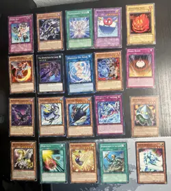 Yu-Gi-Oh! Trading card Lot (20) Konami Full Armored Black Ray Lancer DZW CHIMERA - Image 1