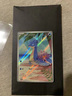 Pokemon TCG Misty's Lapras 194/182 Destined Rivals Illustration Rare Holo Card - Image 1