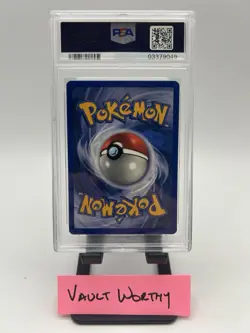 1999 Pokemon Base 1st First Edition #8 Machamp Holo Card GRADED PSA 9 MINT - Image 4