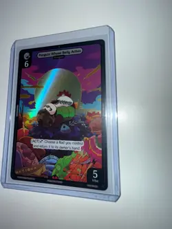 Vibes TCG Penguin Whose Belly Aches FOIL - Legend of the Lils Card # 133 - Image 1