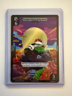 Vibes TCG Penguin Whose Belly Aches FOIL - Legend of the Lils Card # 133 - Image 2