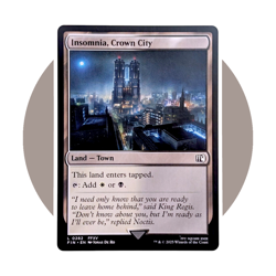 Final Fantasy Magic The Gathering Card (K52): Insomnia, Crown City 0282 - Image 1