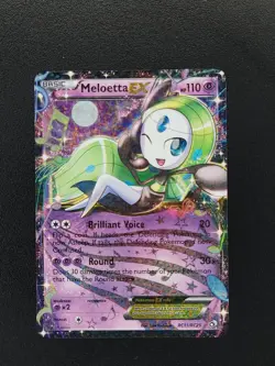 Meloetta EX RC11/RC25 Legendary Treasures Radiant Collection Pokemon TCG Card LP - Image 1