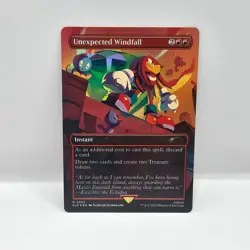 Unexpected Windfall #2092 FOIL MTG Secret Lair Sonic the Hedgehog - Image 1