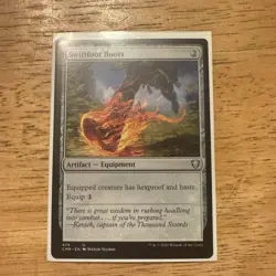 Swiftfoot Boots #474 (NM) Commander Legends CMR Magic MTG - Image 1