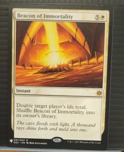 Mtg BEACON OF IMMORTALITY NM The List 001/047 -Argo- - Image 1