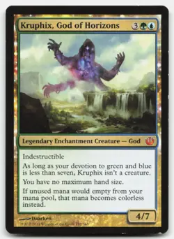 MTG Kruphix, God of Horizons M Journey Into Nyx 152 LP - Image 1
