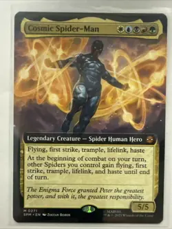 MTG Cosmic Spider-Man 0271 Regular (Extended Art) Marvel’s Spider-Man NM SPM - Image 1