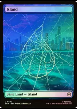 MTG Marvel Island Foil 190 Full Art Marvel's Spider-Man #190 - Image 1