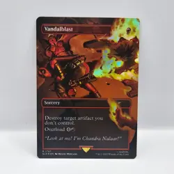Vandalblast #1757 FOIL MTG Secret Lair Marvel Deadpool - Image 1