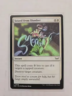 Seized from Slumber - Duskmourn - LP - MTG Magic - Common - Instant - Image 1