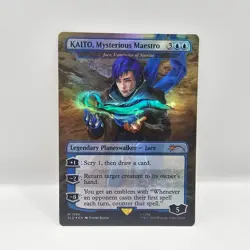 KAITO, Mysterious Maestro #1590 FOIL MTG Secret Lair Hatsune Miku - Image 1