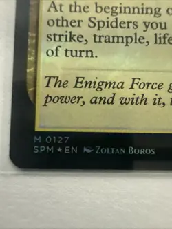 MTG Cosmic Spider-Man 0127 Foil Marvel's Spider-Man Foil NM SPM - Image 2