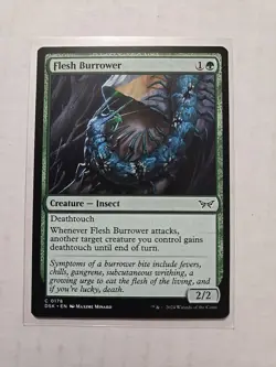 Flesh Burrower - Duskmourn - LP - MTG Magic - Common - Creature - Image 1