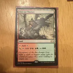 [1x] Fire-Lit Thicket Near Mint, English Double Masters MTG Magic - Image 1