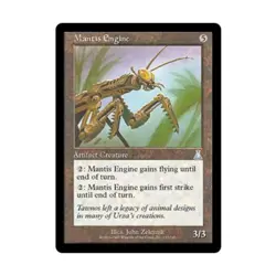 WOTC MtG Urza's Destiny Mantis Engine (U) (Foil) NM - Image 1