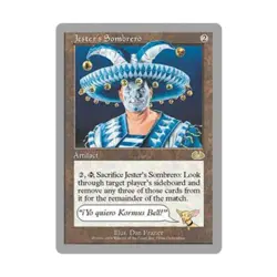 WOTC MtG Unglued Jester's Sombrero (R) EX - Image 1