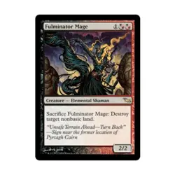 WOTC MtG Shadowmoor Fulminator Mage (R) EX - Image 1