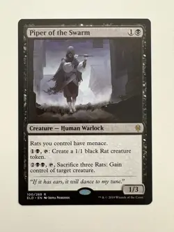 Piper of the Swarm MTG Magic the Gathering Card NM Near Mint ELD - Image 1