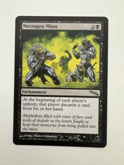 Necrogen Mists MTG Magic the Gathering Card NM Near Mint Mirrodin - Image 1