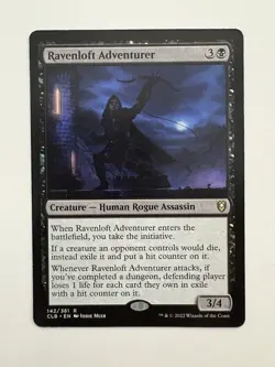 Ravenloft Adventurer MTG Magic the Gathering Card NM Near Mint CLB - Image 1