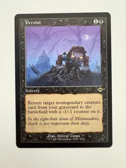 Persist Retro Frame MTG Magic the Gathering Card NM Near Mint MH2 - Image 1