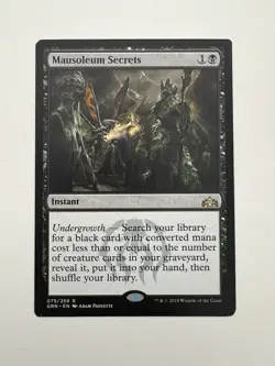 Mausoleum Secrets MTG Magic the Gathering Card NM Near Mint GRN - Image 1
