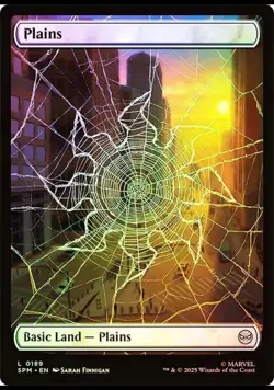 MTG Marvel Plains Foil 189 Marvel's Spider-Man #189 - Image 1