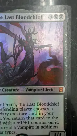 Drana, the Last Bloodchief Zendikar Rising Foil Magic Card MTG - Image 2