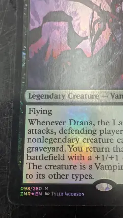 Drana, the Last Bloodchief Zendikar Rising Foil Magic Card MTG - Image 5