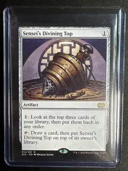 MTG Double Masters Sensei’s Divining Top - Rare Non-Foil - Michael Sutfin Art - Image 1