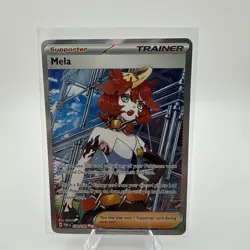 Pokemon TCG - Mela 236/182 - Paradox Rift Ultra Rare Full Art Trainer Holo - NM - Image 1