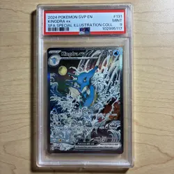 2024 POKEMON SVP EN-SV BLACK STAR PROMO #131 KINGDRA EX PSA 9 - Image 4