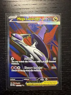 Pokemon Mega Evolution Mega Latias ex Full Art 163/132 NM - English - Image 1