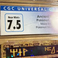 Pokemon 2000 Ancient Mew Movie Promo CGC Graded 7.5 Near Mint+ - Image 2