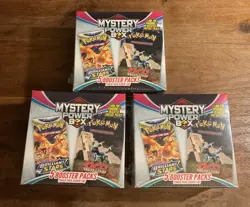 Lot of 3 Pokemon Mystery Power Box 5 Booster Packs - Chase Pack Seeded 1:10 - Image 1
