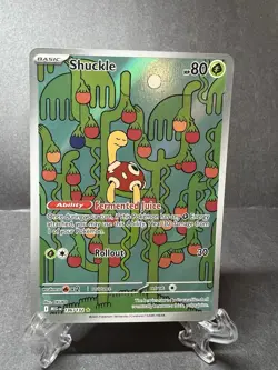 Shuckle 136/132 Me01: Mega Evolution Illustration Rare Pokemon TCG - Image 1