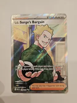 Lt. Surge's Bargain 170/132 Me01: Mega Evolution Holo Pokemon TCG - Image 2