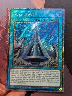 Yugioh Duel Tower RA03 EN273 Platinum Secret Rare 1st ED - Image 1