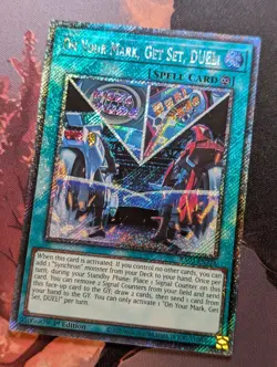 On Your Mark, Get Set, DUEL! - RA03-EN276 - Platinum Secret Rare - Yugioh - Image 1