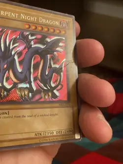 Serpent Night Dragon - MRL-103 - Secret Rare - Unlimited - Damaged Yugioh - Image 5