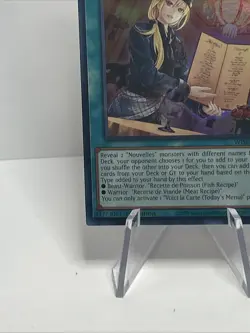 *** VOICI LA CARTE (TODAY'S MENU) *** 1ST EDITION ULTRA RARE WISU-EN036 YUGIOH! - Image 5